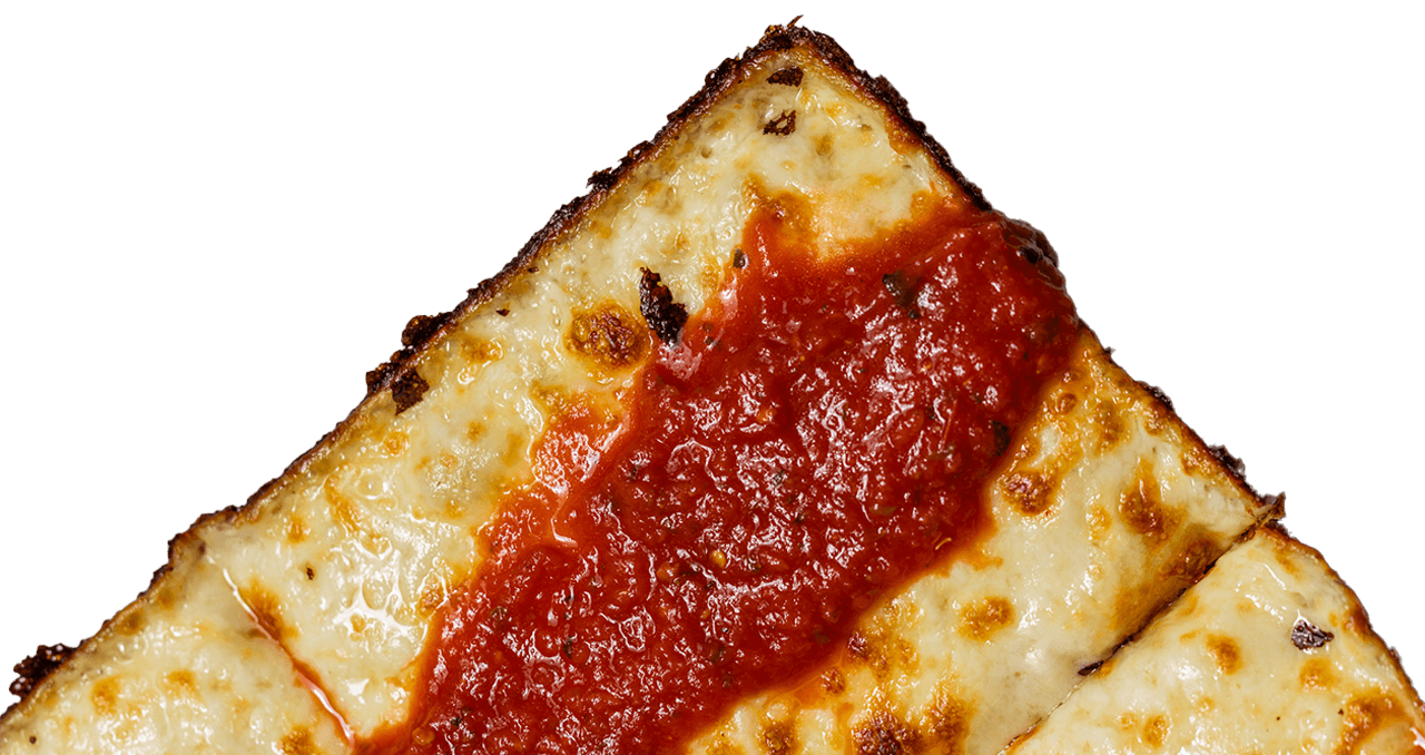 Sauce on Top Detroit pizza in Glasgow - by Gianni's Bishopbrigg's