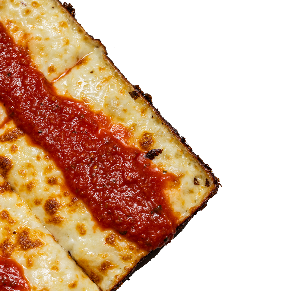 Sauce on Top Detroit pizza in Glasgow - by Gianni's Bishopbrigg's